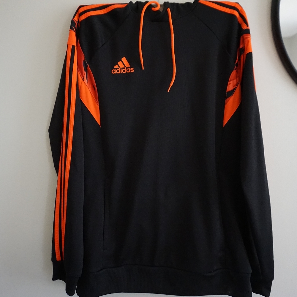 Red Black Tiger Stripes Sweatshirt with hoodie